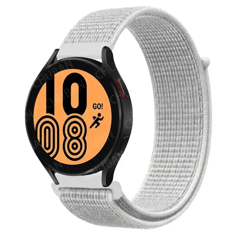 20mm/22mm Nylon Loop For Samsung Galaxy Watch 7/6/4/Classic/3/5/pro/Active 2 Sport Breathable Band Huawei Watch GT 4-3-2e Strap