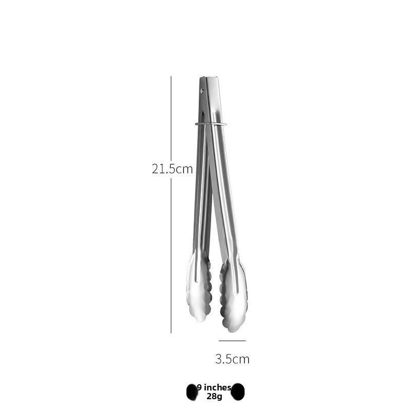 Stainless Steel Food Tongs With Non Slip Grip For Outdoor Barbecue And Cooking