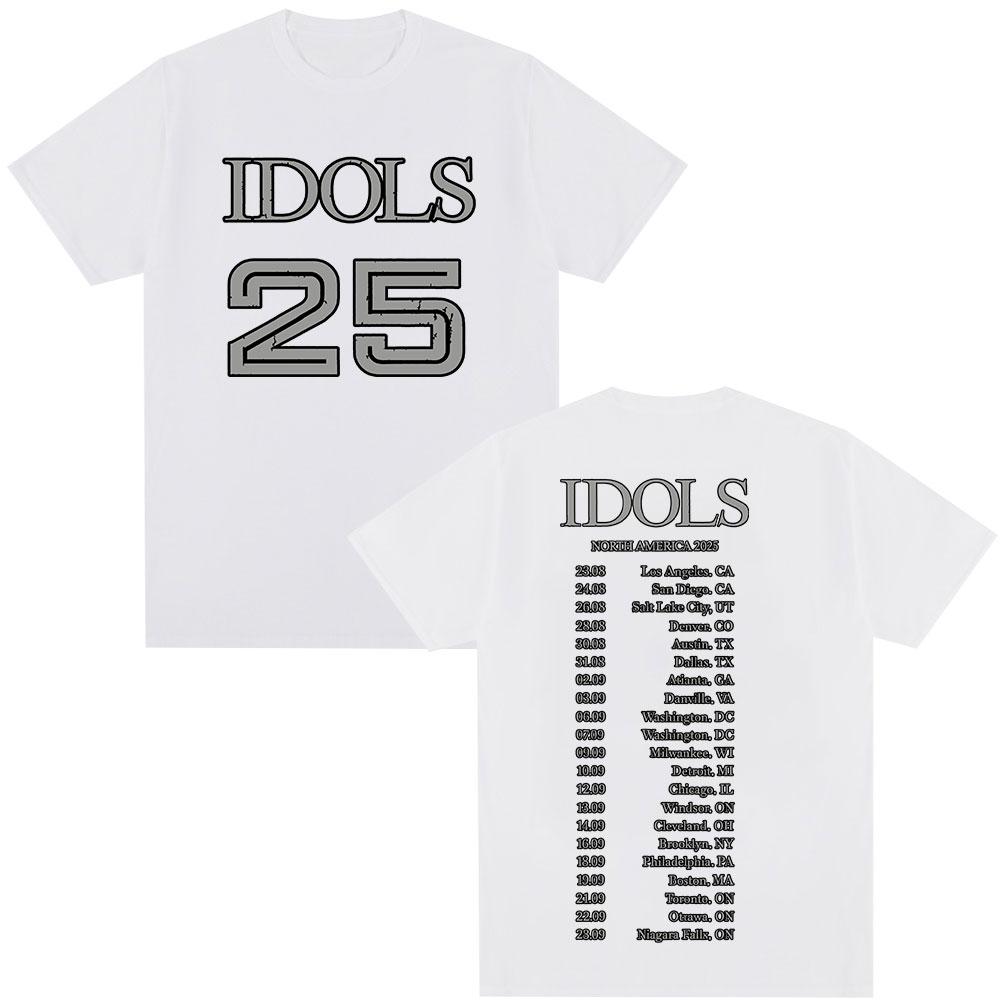 Yungblud IDOLS Album Tour Merch T Shirt Fan Gifts Unisexs Women Clothing Hip Hop Short Sleeve Tshirts Summer Cotton Tshirt