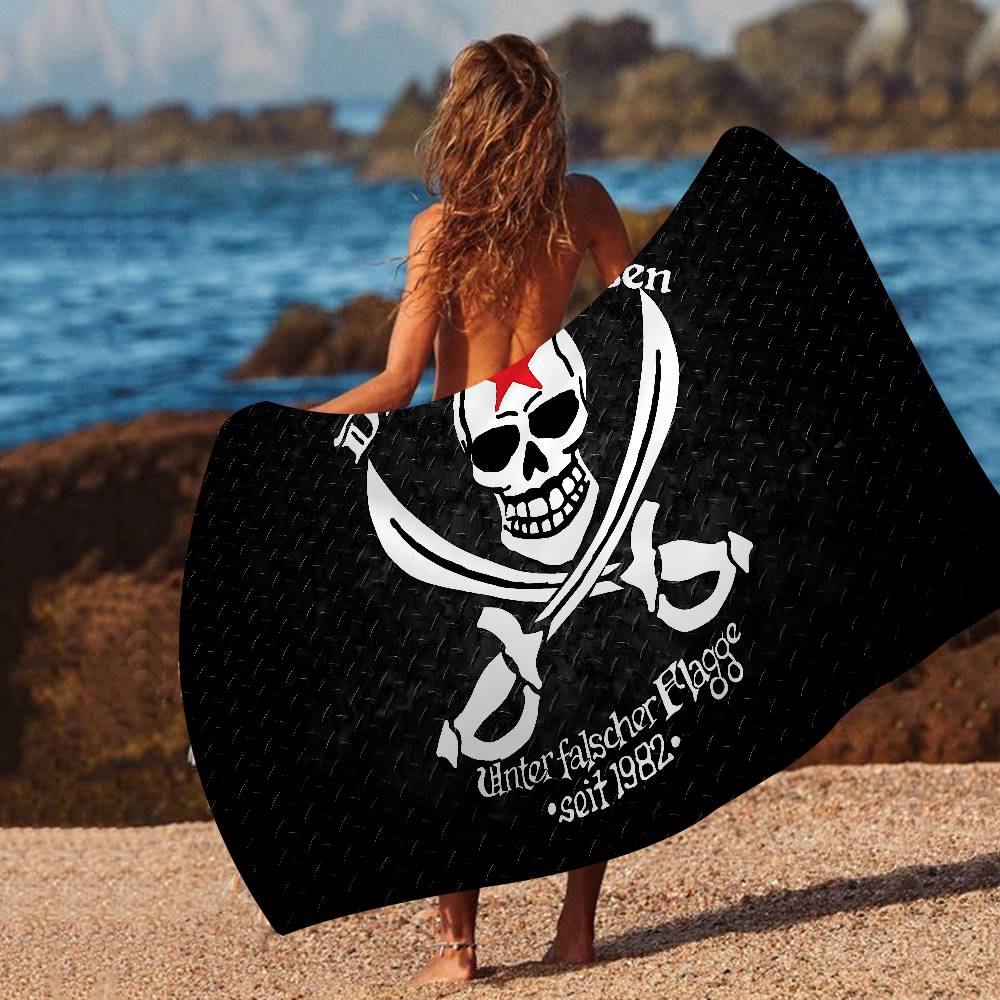 Punk Rock Band D-Die Toten Hosen Microfiber Beach Towel Absorbent Quick dry Soft Yoga Swimming Resort Mountain Climbing Towel