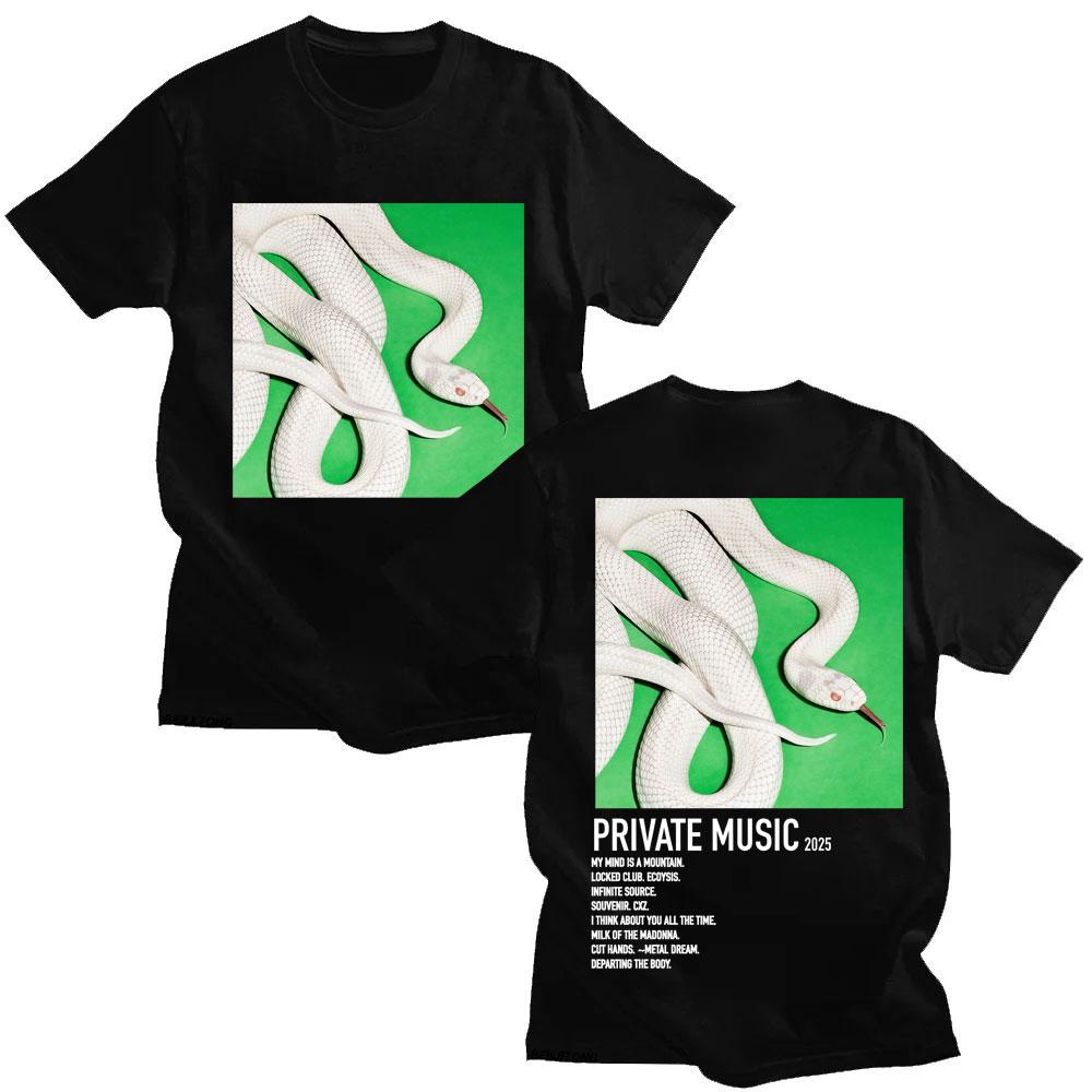 Rock Band Deftones Private Music Album Snake 2025 T-shirt Fashion Hip Hop Vintage Male T Shirts Men Women Cotton Loose Tee Shirt