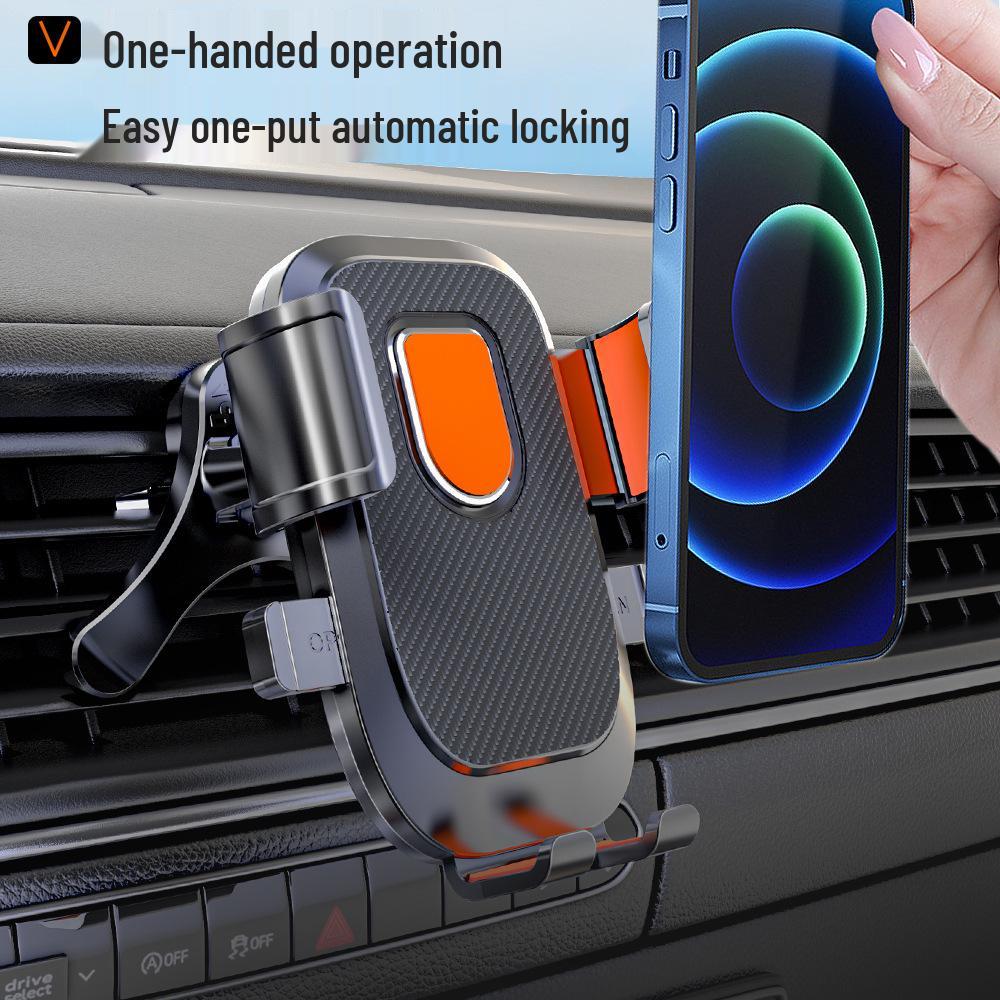 Universal Car Phone Holder: Air Vent Mount for Horizontal Screens