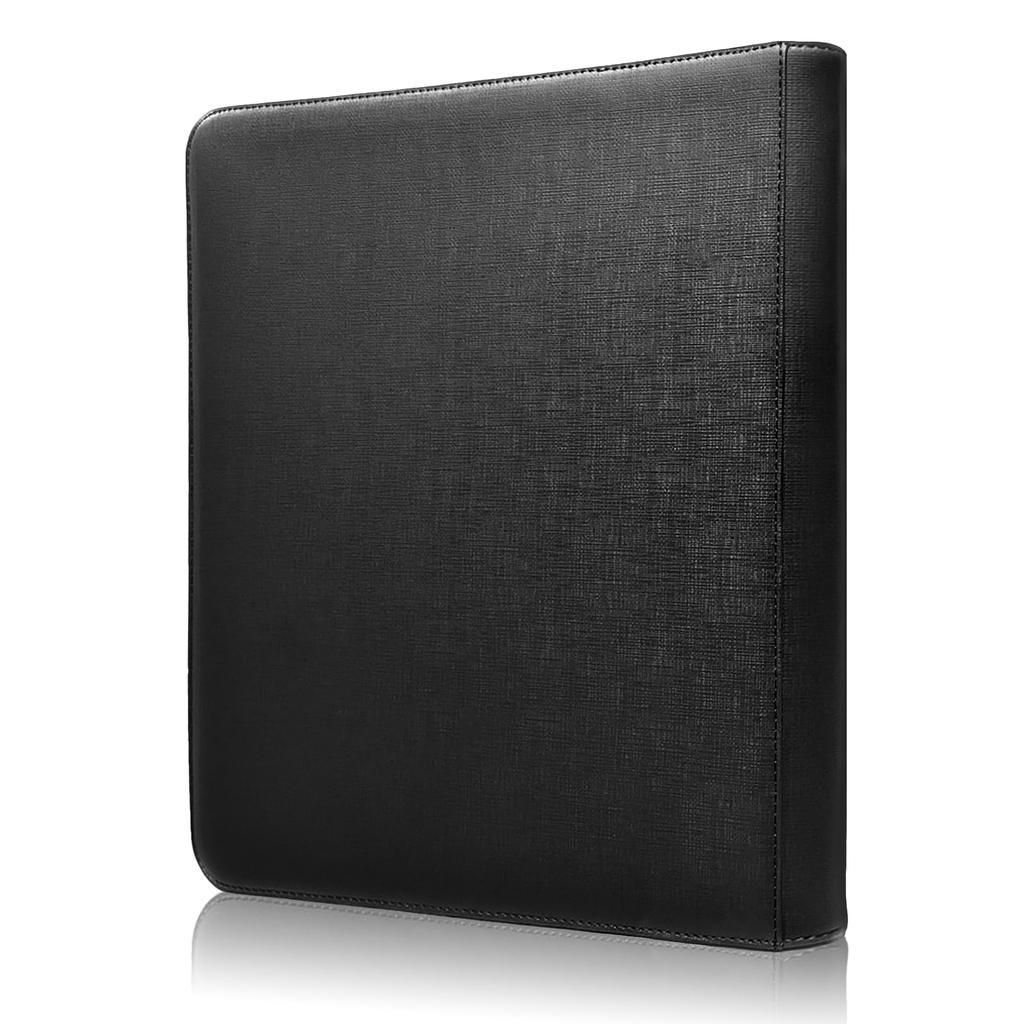 AROXIA Card Trading Card 12 Holds 480 Cards Horizontally File, Holder, Pockets, (Black)
