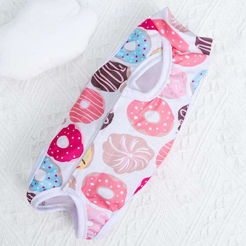 1Pcs Breathable Dog Cats Jumpsuit Pet Supplies  Cartoon Cat Sterilisation Clothes Print Anti-Scratch Pet Surgery Suit