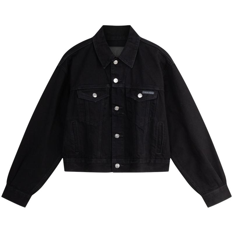 

Calvin Klein Classic Vintage Cotton Denim Jacket Women Jackets Black 40WL744 S