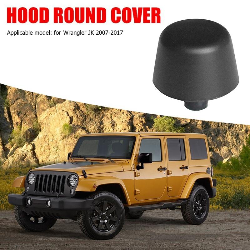 Durable-Rubber Hood Bumpers Replace For Jeep Wrangler JK 2007-2017 Cushion Stopper Bumpstop Car Accessories