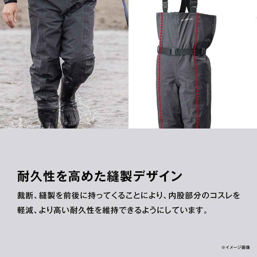 Waders DS4 Waders Chest High Radial Sole Charcoal S [Shimano] FF-042X