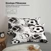 Set Biancheria da Letto 3 Pezzi Cartone Animato Calcio Stampa 3D Spazzolato Confortevole Copripiumino King Queen Twin Singolo Regalo di Compleanno Decorazione Stanza