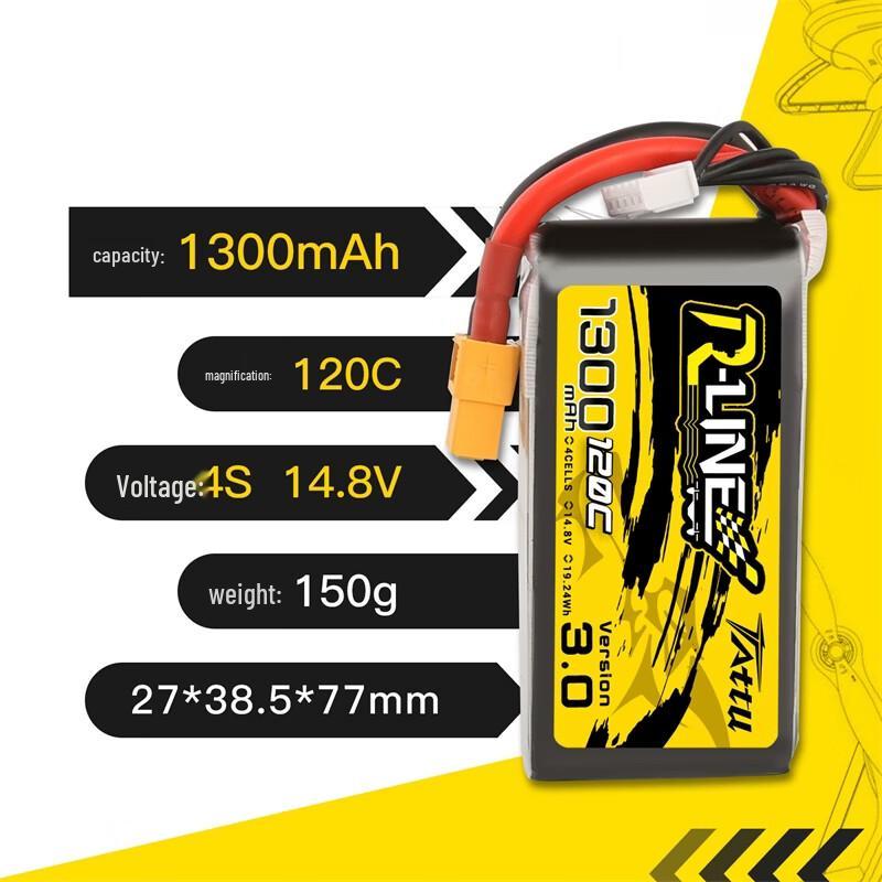 Gens Ace Gold Brick FPV LiPo Battery LINE3.0