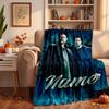 Supernatural Custom Flannel Blankets Soft Warm Cozy Throws for Home Decor Holiday Gifts