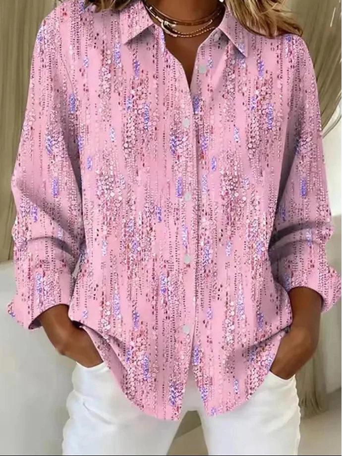 Women's Striped 3D Print Commuting Clothing