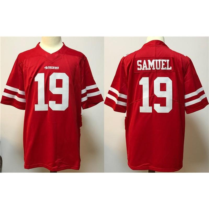 Mens San Francisco 49ers NFL Football Jersey Premium Embroidered Team Sport Shirt Fans Game Day Wear
