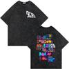 Dandadan Turbo Granny Anime Graphic T Shirts High Street Fashion Trend Vintage Washed Tshirt Men Women Casual Cotton Tshirts