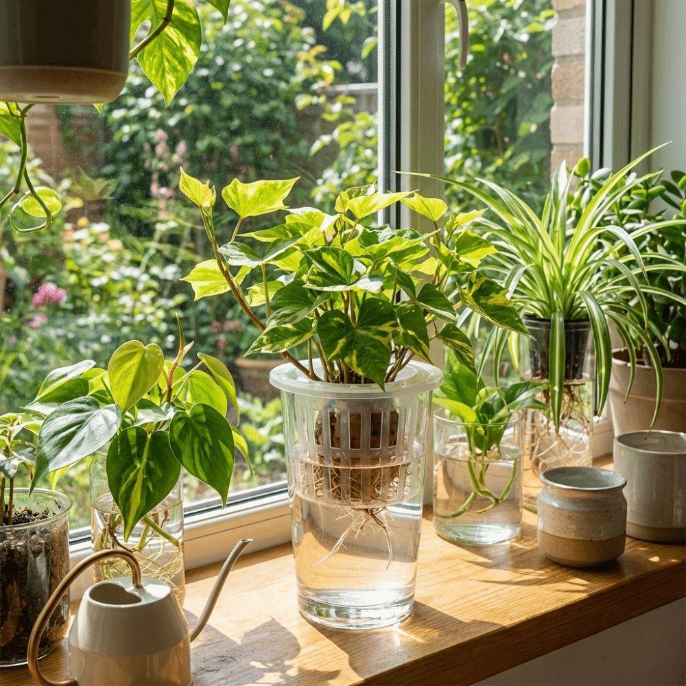 Transparent Plastic Hydroponic Mesh Cups Root View Cups Plant Propagation Clear Hydroponic Pots Flowerpot Vegetable Nursery