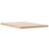 Floor Bed Frame Natural 140 X 220 Cm Solid Pine Wood