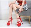 Women's Wedding Stiletto Sandals  Summer Super Heels Stiletto Waterproof Sandals 181 Series 16.5cm Heel 6.5cm Platform LFD