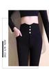 Women's High Waist Plus Velvet Skinny Pants - Tummy Control, Plus Size, Spring/Autumn 2026 Style