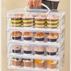 Cake Packing Box Large Storage Birthday Clear Containers Boxes Lids Airtight PP Holder Carrying Travel Reusable Cake Carrier