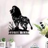 Metal Wall Art King Lion Wild Animal Home Decor Floral Gift for Men