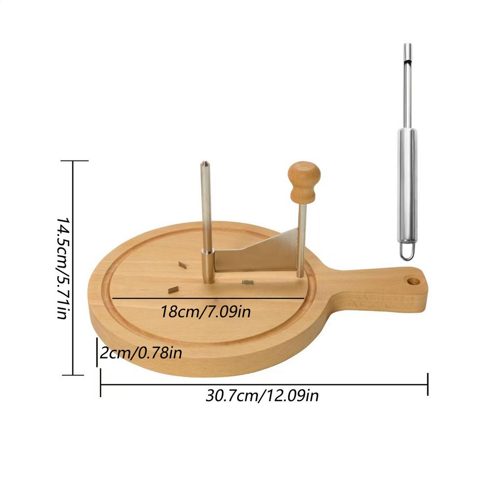 Cheese Flower Maker Stainless Steel with Handle Cheese Slicer Flower Maker Wheel for Chocolate Dessert Pastry Baking Home