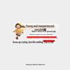 Creative Personality Car Sticker: 'Crying to Grow, Living with a Smile'