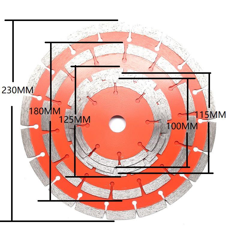 Diamond Hot Press 250 Saw Blade for Granite & Wall Slot Cutting