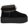 UGG Sheepskin Versatile Comfortable Trendy Fashion Short Snow Boots Women boots Black 1144041-BLK