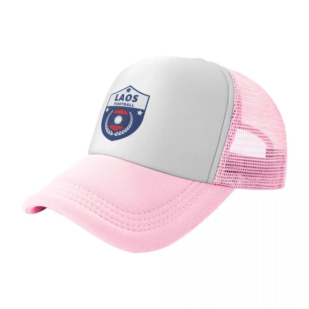 Laos Football Baseball Cap Bobble Hat Beach Outing Trucker Cap Hats Woman Mens