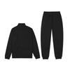 Li-Ning Fleece Lined Stand Collar Design Sports Cuffed Sweatpants Hoodie Set Men Sweatpants, Hoodie AWEV123-1
