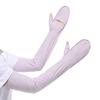 UV Protection Arm Sleeves for Women Mittens Cycling Palm-Cutout Cooling Ice Silk Driving Outdoor Travel Breathable Arm Covers