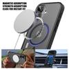For iPhone 16 Plus Case Matte PC+TPU Phone Cover Compatible with MagSafe
