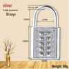 Outdoor Waterproof Anti-theft Combination Lock for Gym, Dorm, Locker, Cabinet, and Suitcase.
