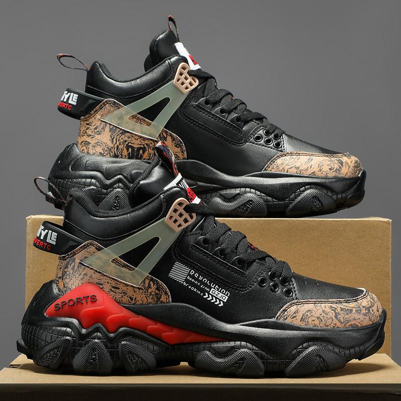 High-top Winter Velvet Thickened Basketball Running Casual Sports Thick-soled Warm Cotton Shoes