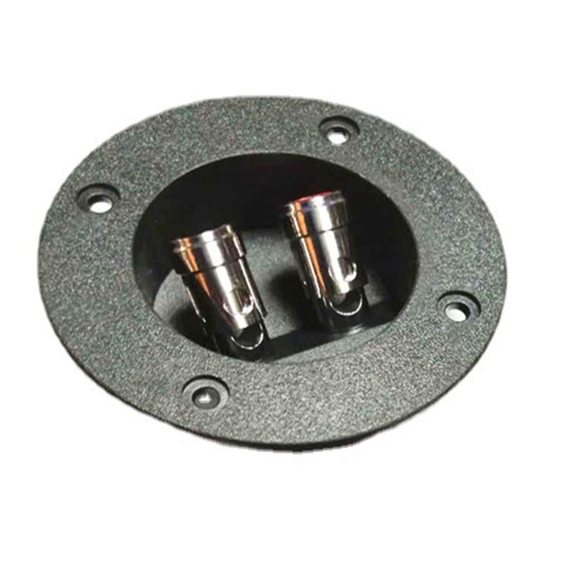 

2-полосный зажим для акустической коробки, DIY домашние автомобильные стереофонические клеммы-бананы, круглые пружинные чашечные разъемы, распределительная коробка для динамиков, задняя панель серебряный