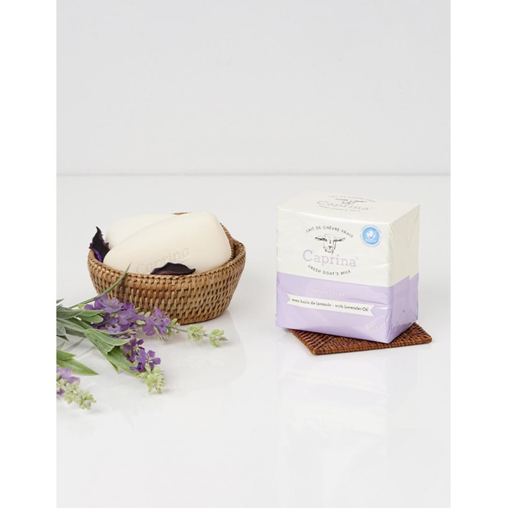 Caprina Goat Milk Soap Lavender 90g 3 Packs