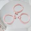 Four-Strand Chinese Knot Headband Hair Tie - Simple Button Knot Rubber Band for High Ponytails