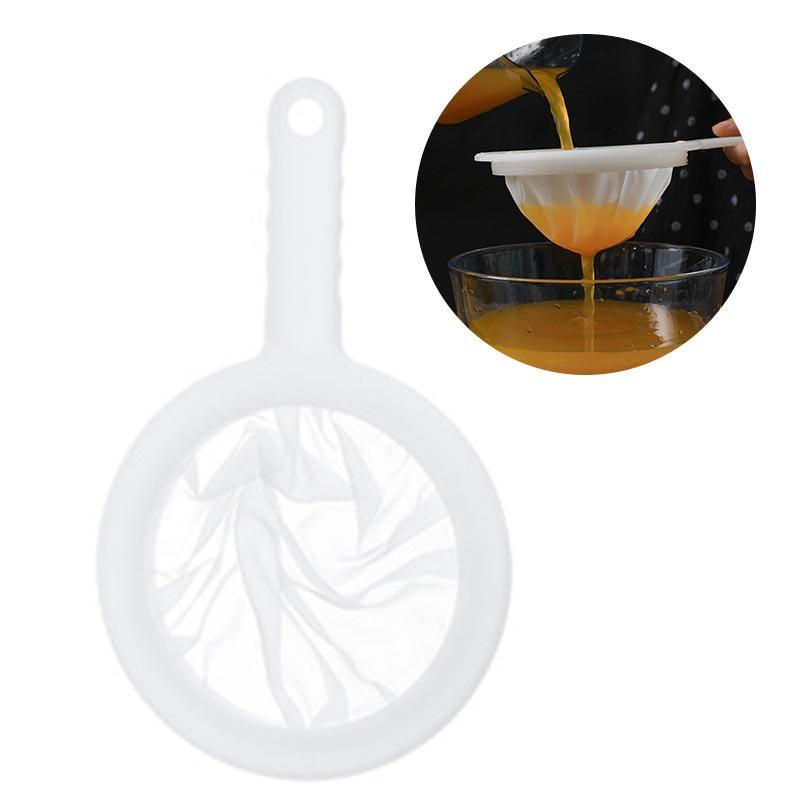

1PC 100 Mesh Soy Milk Filter Mesh Household Ultra-fine Filter Fruit and Vegetable Juice Filter Strainer Kitchen Colander белый