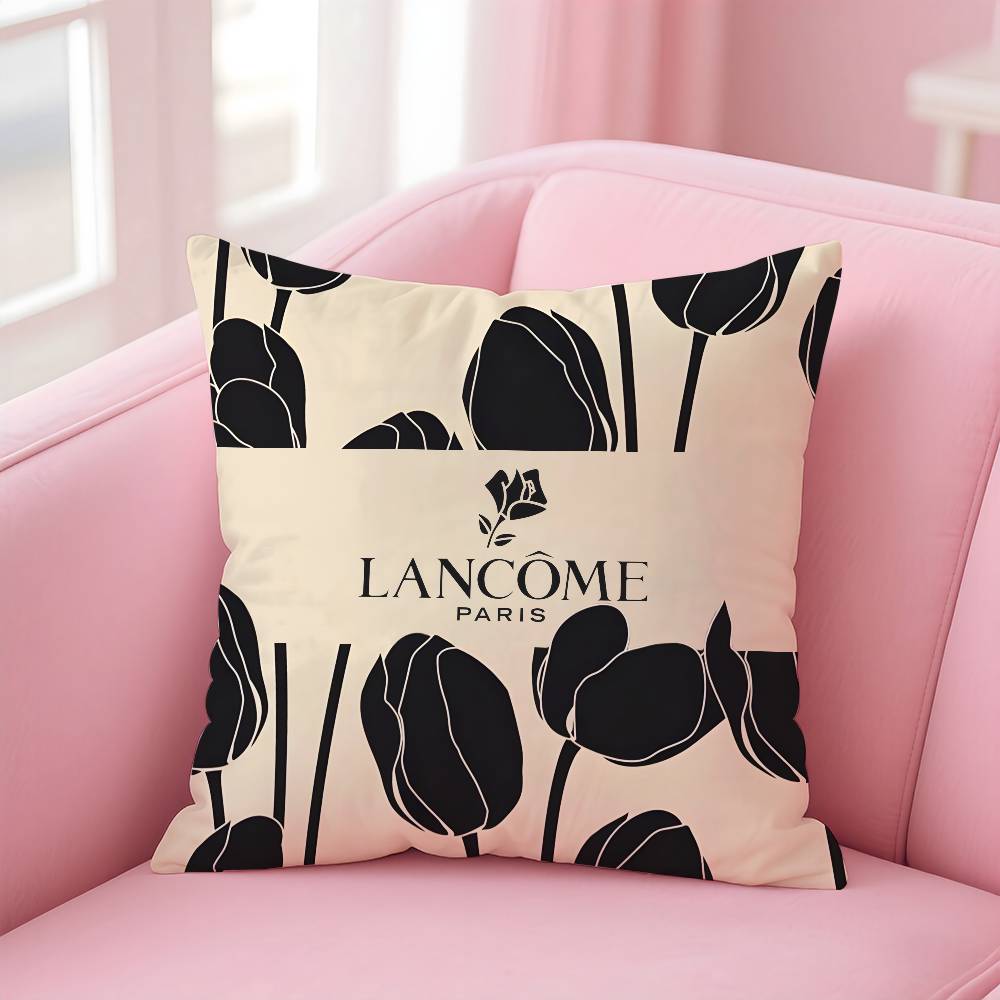 L-L-LancomeS Modisches Muster Kissenbezug Milbenschutz Kissen Unsichtbarer Reißverschluss seidig kurzer Plüsch Sofakissenbezug