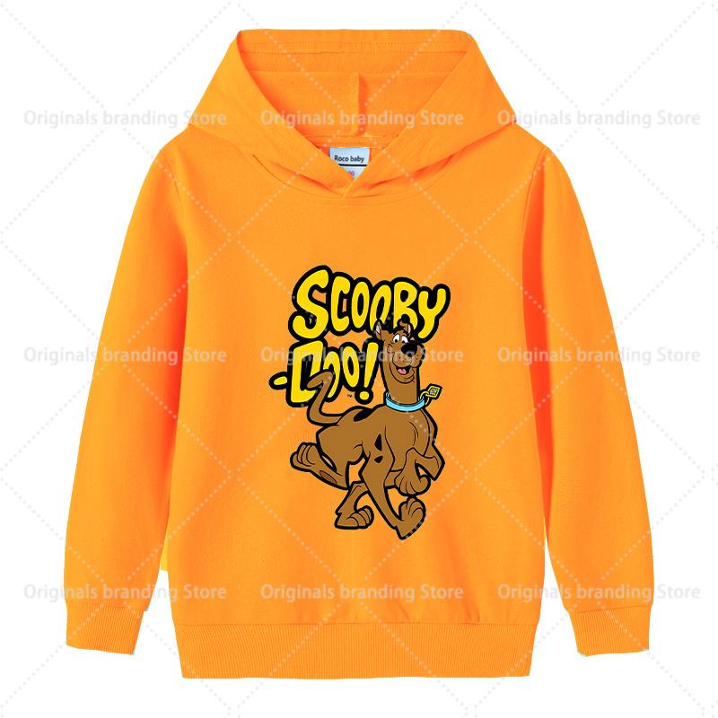 Scoobys-Doos Hoodie for Kid Toddler Kawaii Long-sleeved Girls Winter Thin Sweatshirt Fashion Printed Warm Children's Tops Gift