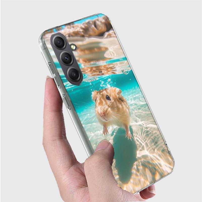 

Hamsters With Hats Have Ears Phone Case for Samsung A16 A26 A36 A56 A17 A37 A57 A07 A06 A02S A03 A04S A05S Galaxy Note 20 10 A50 Samsung A50