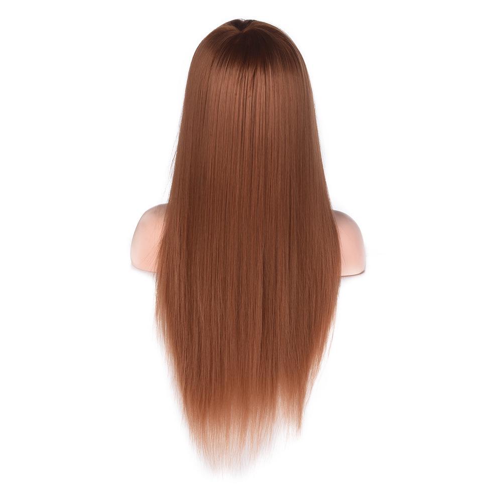 Flecht- und Styling-Mannequinkopf mit gerader Ponyfrisur – Permierbar, Färbbar und Ideal für Friseur- und Schnittübungen