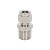 1Pcs Stainless Steel Quick Fitting Metric ZG Pipe Fitting  for Oil Water Gas