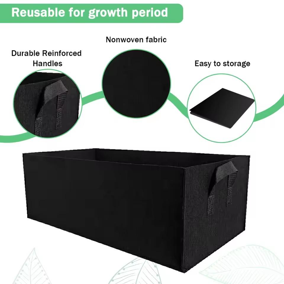 6/7/9/31Gallons Planting Bag Felt Grow Bag Vegetables Fruits Nursery Pot Flowerpots Home Garden Planting Supplies Seedling Bags