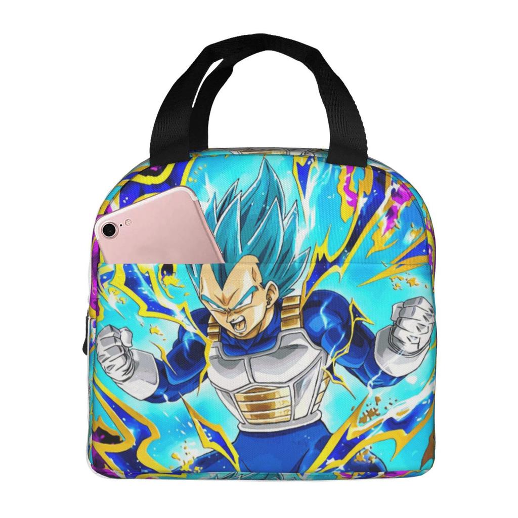 Lunch Bag, Full-Printed Picnic Bag For Primary And Secondary School Students, Cartoon Animation, Large-Capacity Thermal Insulation Lunch Box Bag