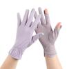 Dames Zomer Zonnebrandhandschoenen Ademend Mesh IJszijde Anti-UV Touchscreen Handschoenen voor Rijden Fietsen en Buitenactiviteiten