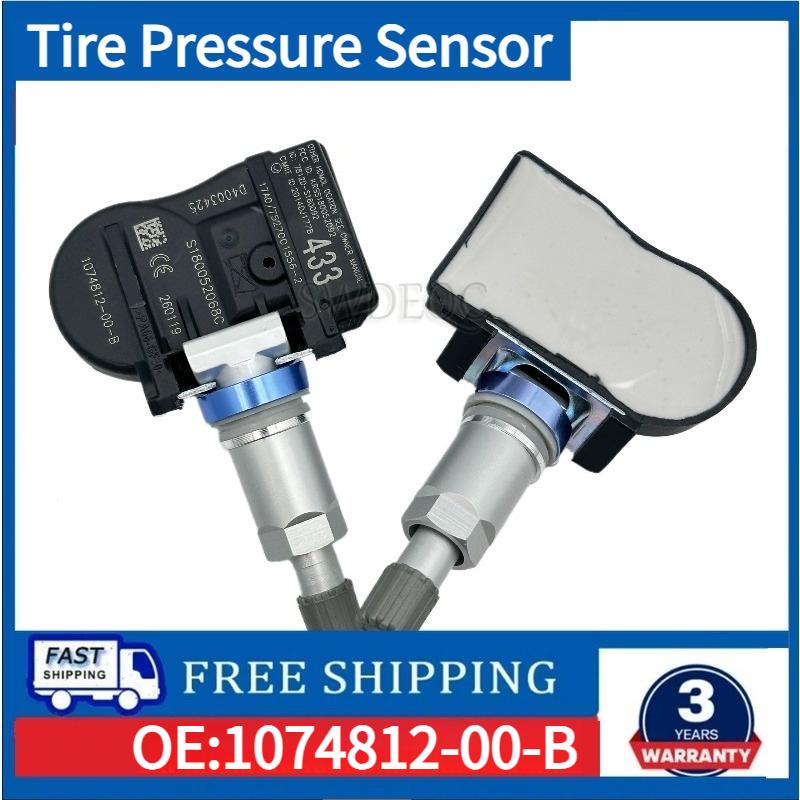 1/4KS Pro Tesla Model 3 Model S Model X 433MHz TPMS Senzor tlaku v pneumatikách 1074812-00-A 1074812-00-B 1034602-00-C