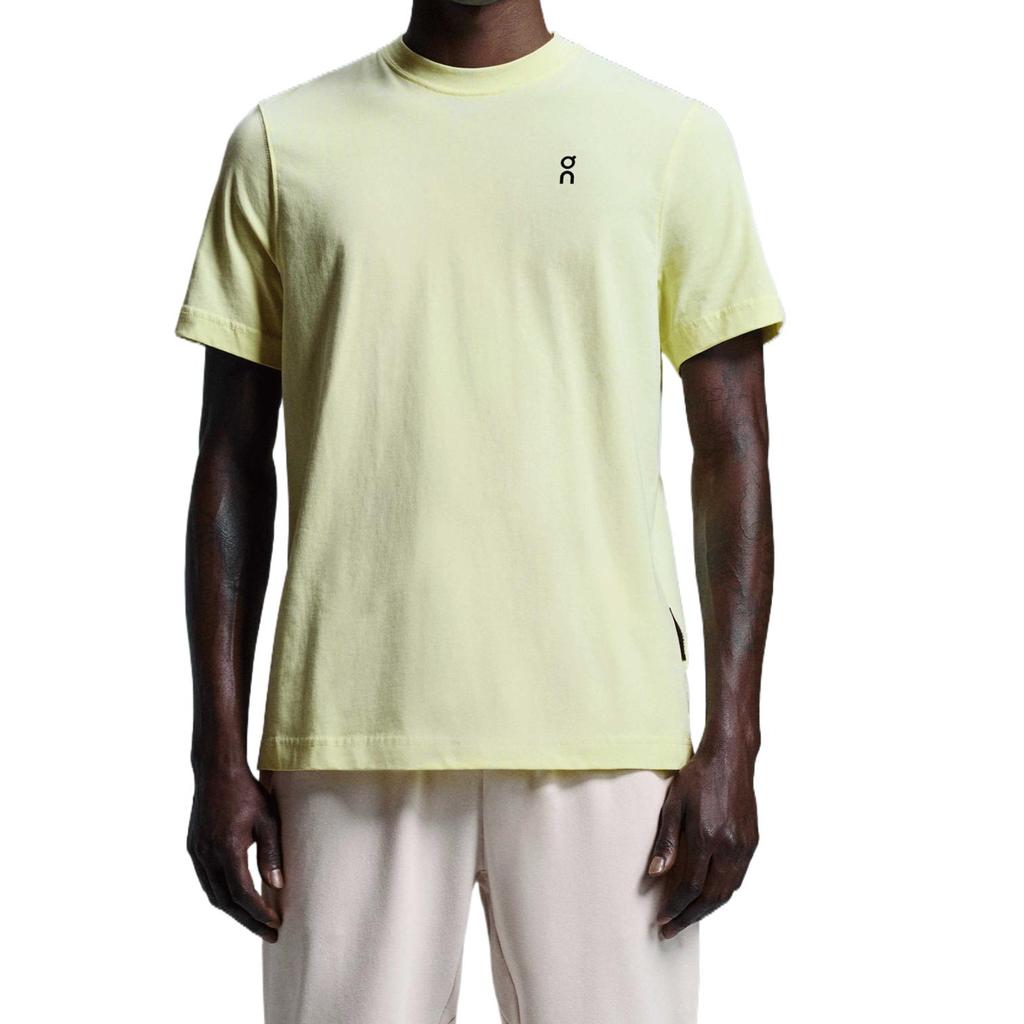On Active-T DryTec Lightweight Breathable Comfortable Short Sleeve T-Shirt Men Tops Grass-Yellow 1ME30521258