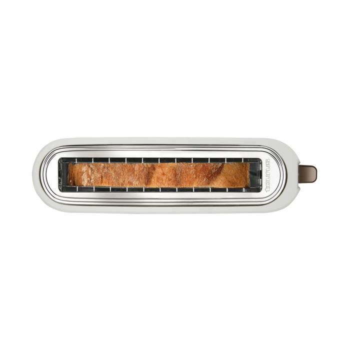 Grille-pain TAURUS Mytoast - Fente Extra Longue - 7 Niveaux - 1000W - Blanc