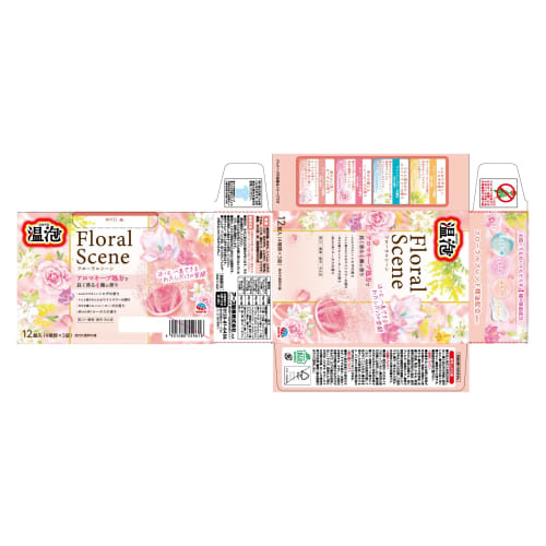 Warm Foam Floral Sheen 12 tablets