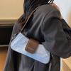 Textured small bag women's new women's versatile messenger bag French niche single shoulder underarm bag French stick bag